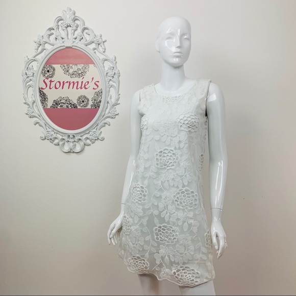 Alya Dresses & Skirts - Francesca’s ALYA / Embroidered White Dress
